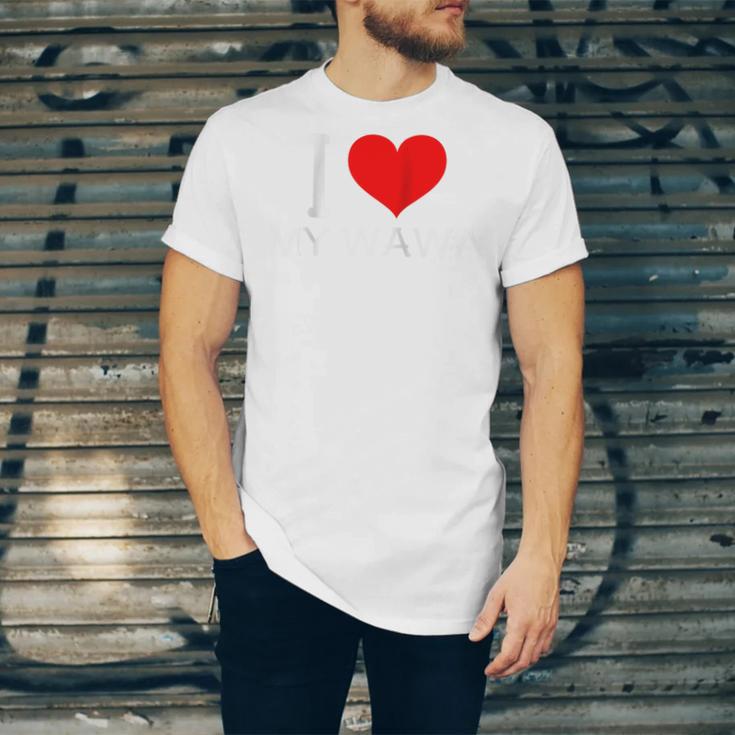 I Heart My Wawa Raglan Baseball Tee Unisex Jersey T-Shirt