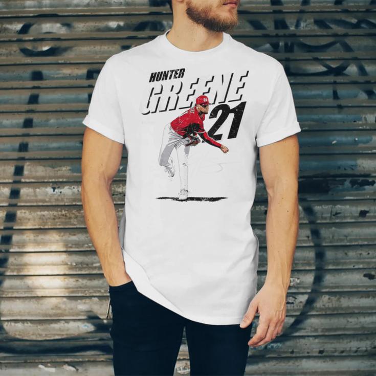 Hunter Greene Cincinnati MLB Baseball Players MLBHGR204M Unisex Jersey T-Shirt