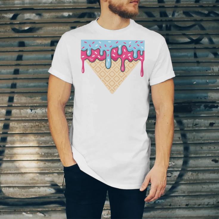 Ice Cream Baseball Cone Dripping Sprinkles Kids Boys Summer Premium Tri-Blend Unisex Jersey T-Shirt Ice Cream Baseball Cone Dripping Sprinkles Kids Boys Summer Premium Tri-Blend Unisex Jersey T-Shirt