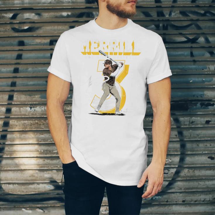 Jackson Merrill San Diego MLB Baseball Player MLBJME201M Unisex Jersey T-Shirt