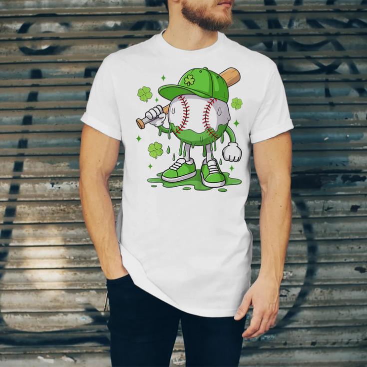 Kids Boys Happy St Patricks Day Kids Baseball Ice Cream Drip Unisex Jersey T-Shirt Kids Boys Happy St Patricks Day Kids Baseball Ice Cream Drip Unisex Jersey T-Shirt
