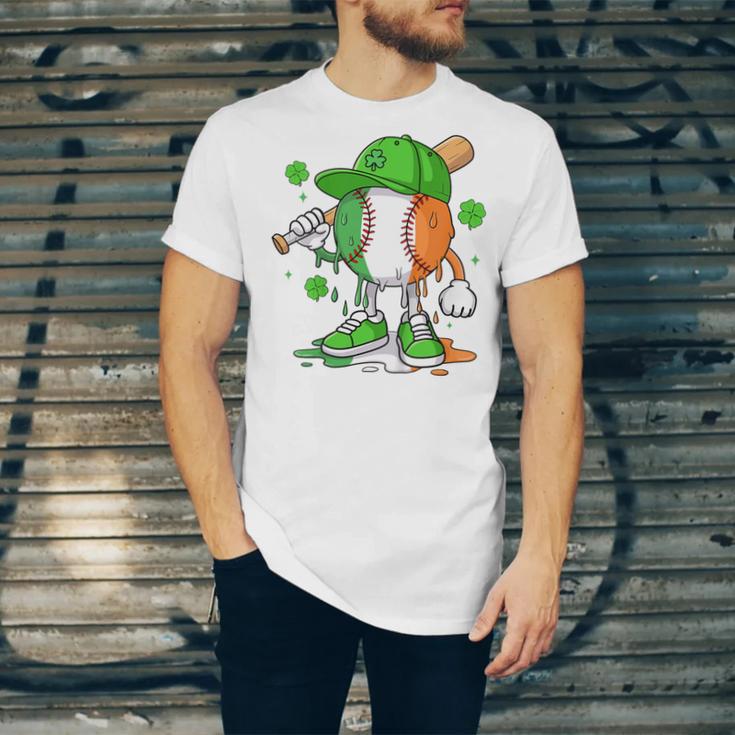 Kids Boys St Patricks Day Irish Flag Kids Baseball Ice Cream Drip Unisex Jersey T-Shirt Kids Boys St Patricks Day Irish Flag Kids Baseball Ice Cream Drip Unisex Jersey T-Shirt
