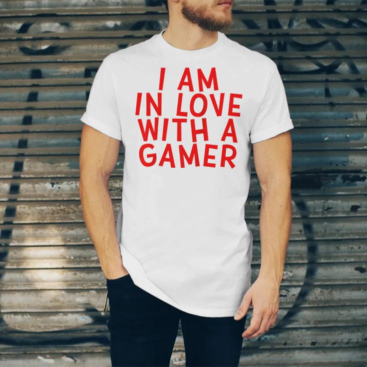 I Am In Love With A Gamer Cute Valentines Day Gamer Couple Raglan Baseball Tee Unisex Jersey T-Shirt I Am In Love With A Gamer Cute Valentines Day Gamer Couple Raglan Baseball Tee Unisex Jersey T-Shirt