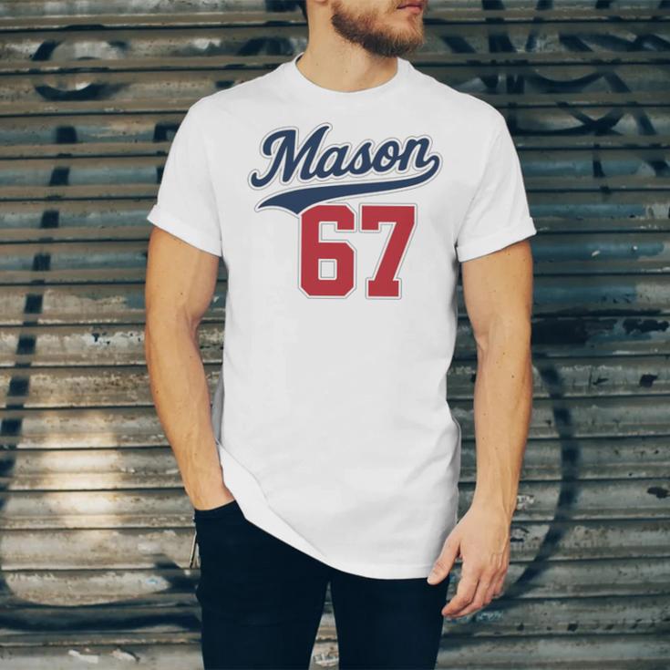 Mason 67 Jersey Baseball Men Women Boys Girls Number 6 7 Unisex Jersey T-Shirt Mason 67 Jersey Baseball Men Women Boys Girls Number 6 7 Unisex Jersey T-Shirt