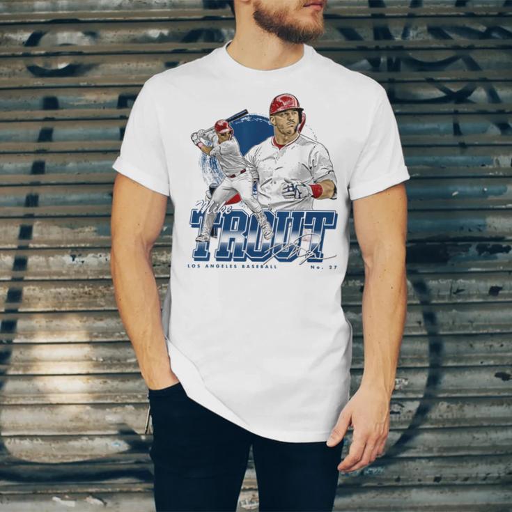 Mike Trout Los Angeles A MLB Baseball Players MLBMTR302N Unisex Jersey T-Shirt Mike Trout Los Angeles A MLB Baseball Players MLBMTR302N Unisex Jersey T-Shirt