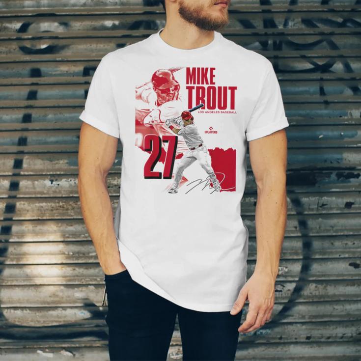 Mike Trout Los Angeles A MLB Baseball Players MLBMTR304N Unisex Jersey T-Shirt Mike Trout Los Angeles A MLB Baseball Players MLBMTR304N Unisex Jersey T-Shirt