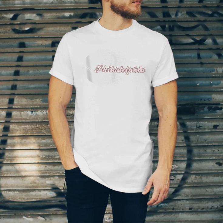 Philadelphia Baseball Skyline Philly Men Women Unisex Jersey T-Shirt