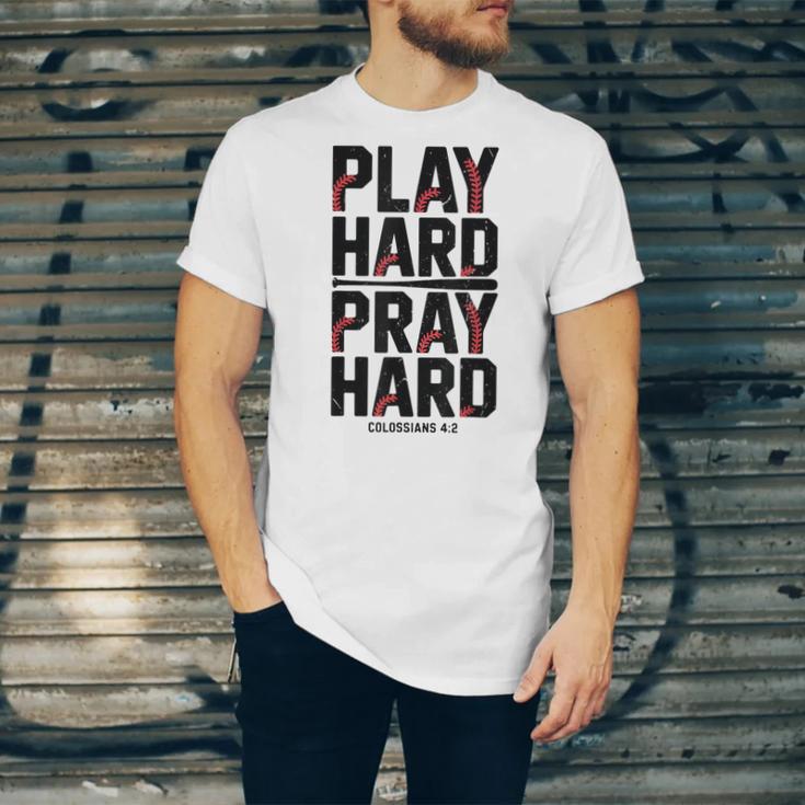 Play Hard Pray Hard Youth Boy Christian Baseball Jesus Unisex Jersey T-Shirt Play Hard Pray Hard Youth Boy Christian Baseball Jesus Unisex Jersey T-Shirt