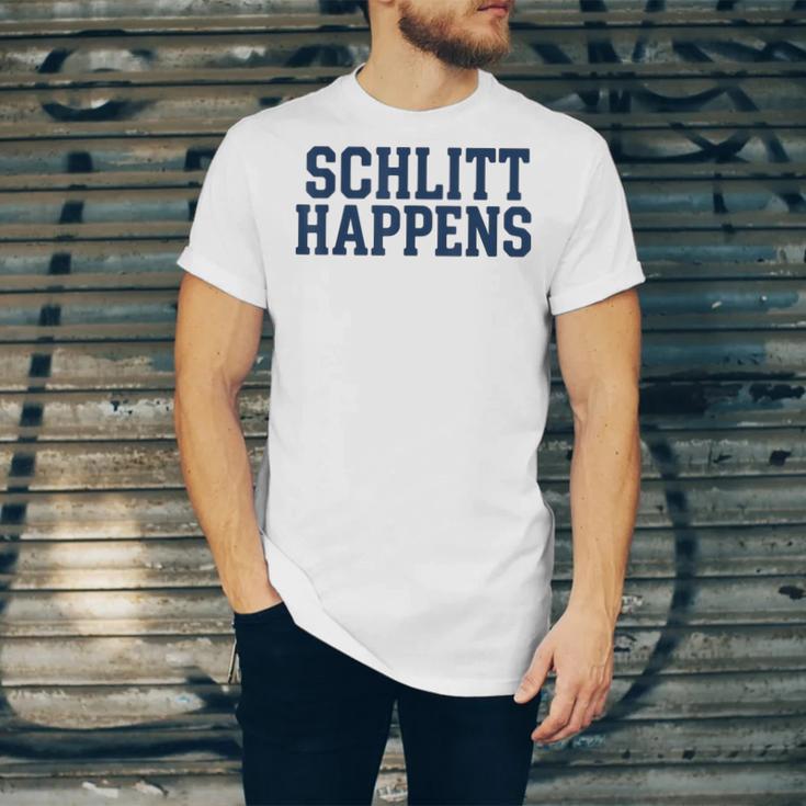 Schlitt Happens NY Bronx I Heart Baseball Apparel Unisex Jersey T-Shirt