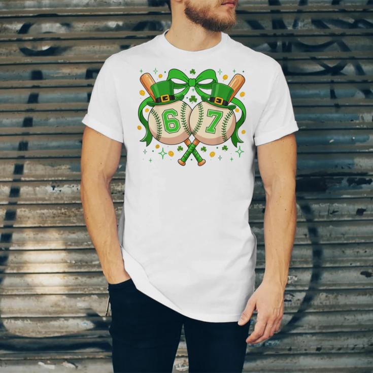 Six Seven 67 Meme Baseball Coquette Bow St Patrick's Day Unisex Jersey T-Shirt Six Seven 67 Meme Baseball Coquette Bow St Patrick's Day Unisex Jersey T-Shirt