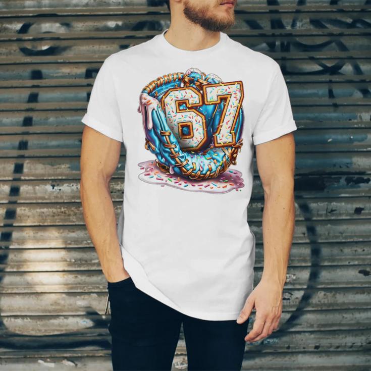 Six Seven Baseball Lifestyle 67 Meme Gen Alpha Slang Premium Tri-Blend Unisex Jersey T-Shirt