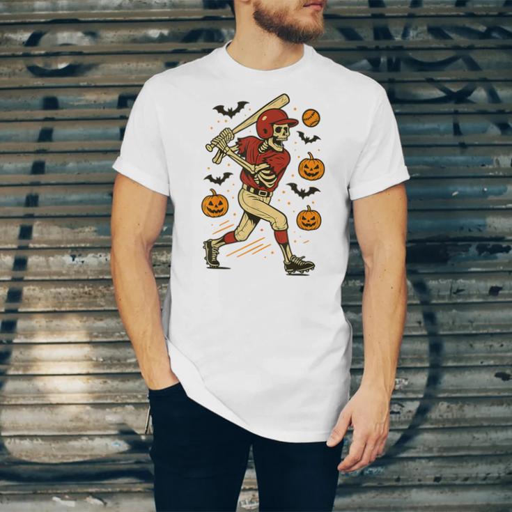 Skeleton Halloween Baseball Boys Men Kids Toddler Unisex Jersey T-Shirt Skeleton Halloween Baseball Boys Men Kids Toddler Unisex Jersey T-Shirt