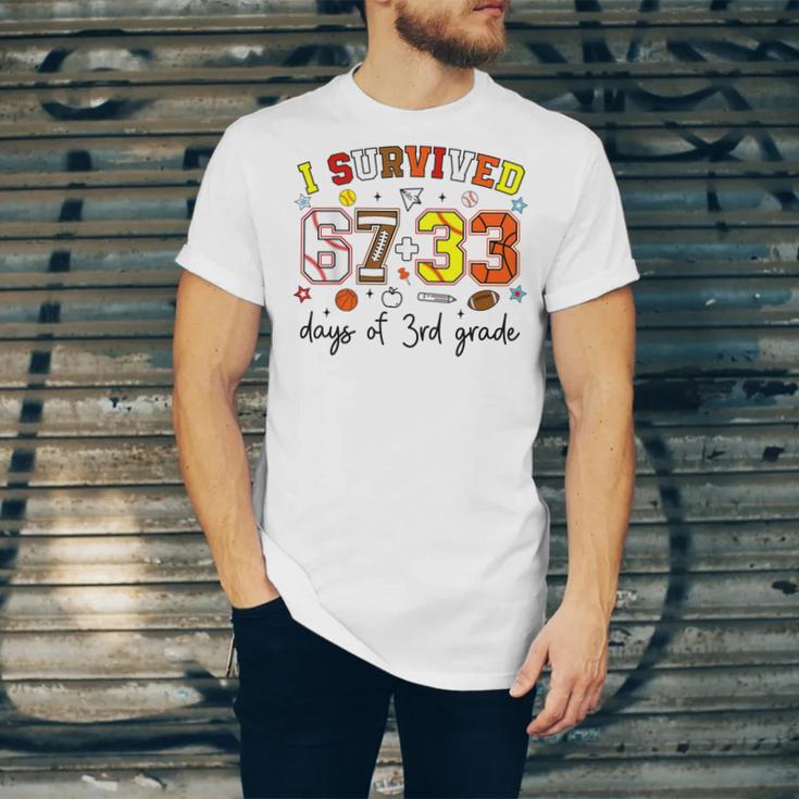 I Survived 6733 Days Baseball Football Softball 3rd Grade Unisex Jersey T-Shirt I Survived 6733 Days Baseball Football Softball 3rd Grade Unisex Jersey T-Shirt