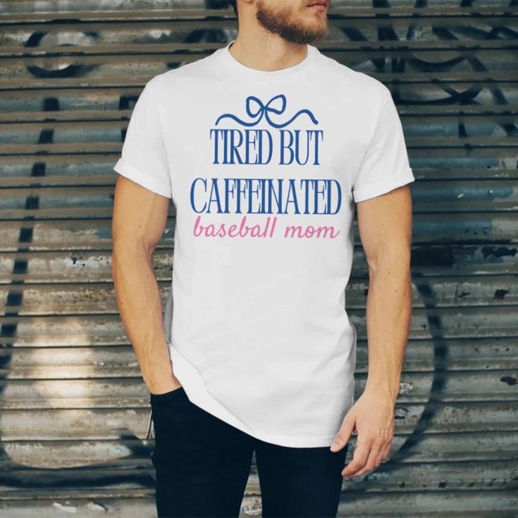 Tired But Caffeinated Baseball Mom Trendy Tired Baseball Mom Unisex Jersey T-Shirt Tired But Caffeinated Baseball Mom Trendy Tired Baseball Mom Unisex Jersey T-Shirt