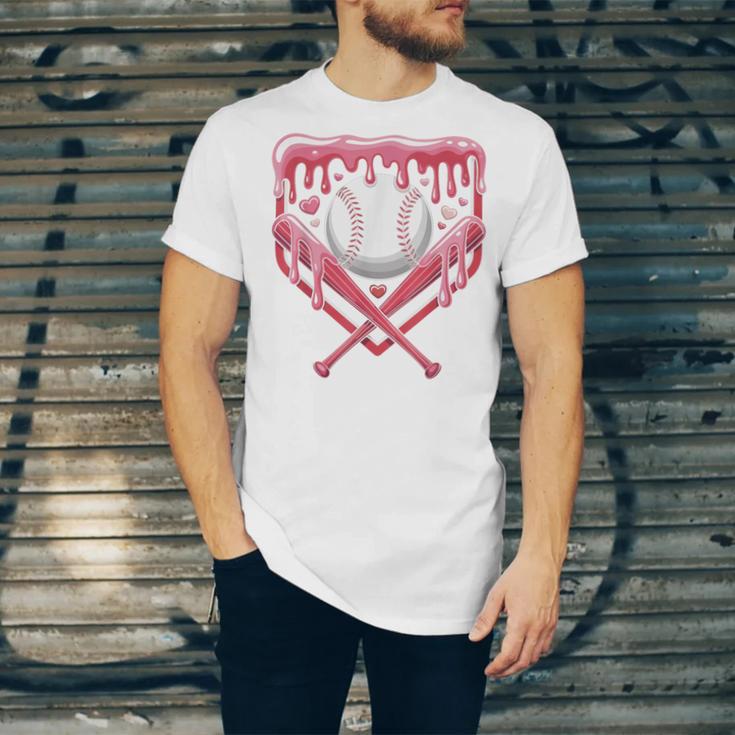 Valentines Baseball Boys Ice Cream Drip Heart Youth Kids Unisex Jersey T-Shirt Valentines Baseball Boys Ice Cream Drip Heart Youth Kids Unisex Jersey T-Shirt