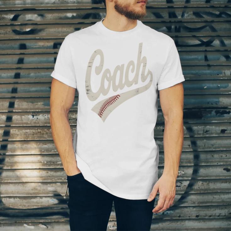 Vintage Baseball Coach Unisex Jersey T-Shirt