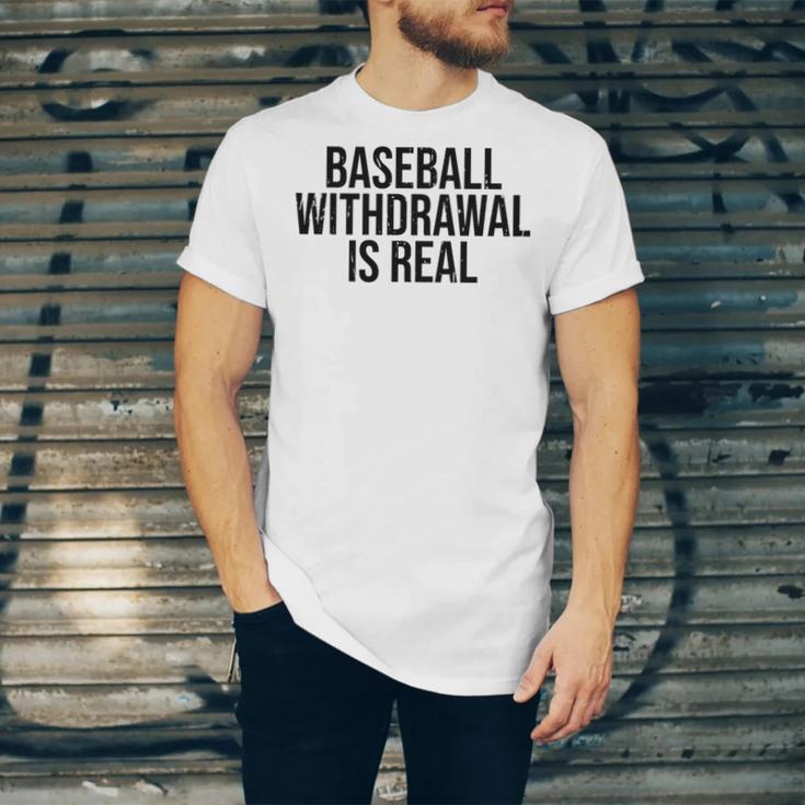 Vintage Baseball Withdrawal Is Real Premium Tri-Blend Unisex Jersey T-Shirt