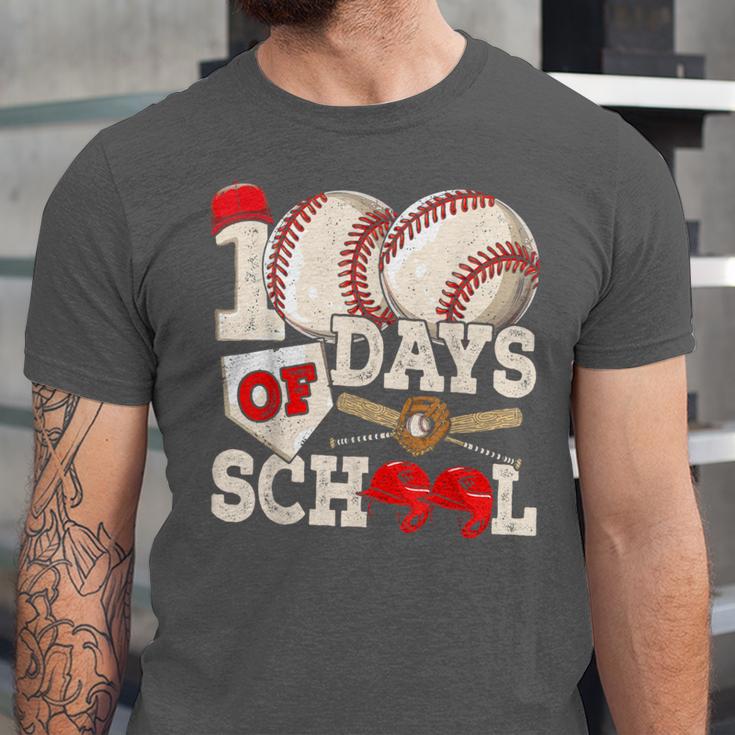 100 Days Of School Baseball 100th Day Of School Kids Teacher Unisex Jersey T-Shirt 100 Days Of School Baseball 100th Day Of School Kids Teacher Unisex Jersey T-Shirt