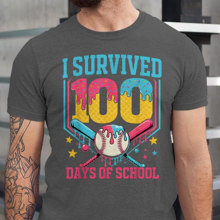 100 Days Of School Baseball Drip 100 Days Boy Girl Kids Unisex Jersey T-Shirt 100 Days Of School Baseball Drip 100 Days Boy Girl Kids Unisex Jersey T-Shirt