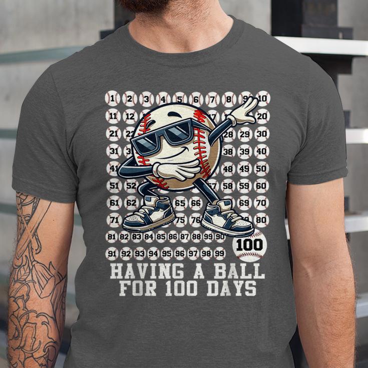 100 Days Of School Boys Dabbing Baseball 100th Day Of School Unisex Jersey T-Shirt 100 Days Of School Boys Dabbing Baseball 100th Day Of School Unisex Jersey T-Shirt