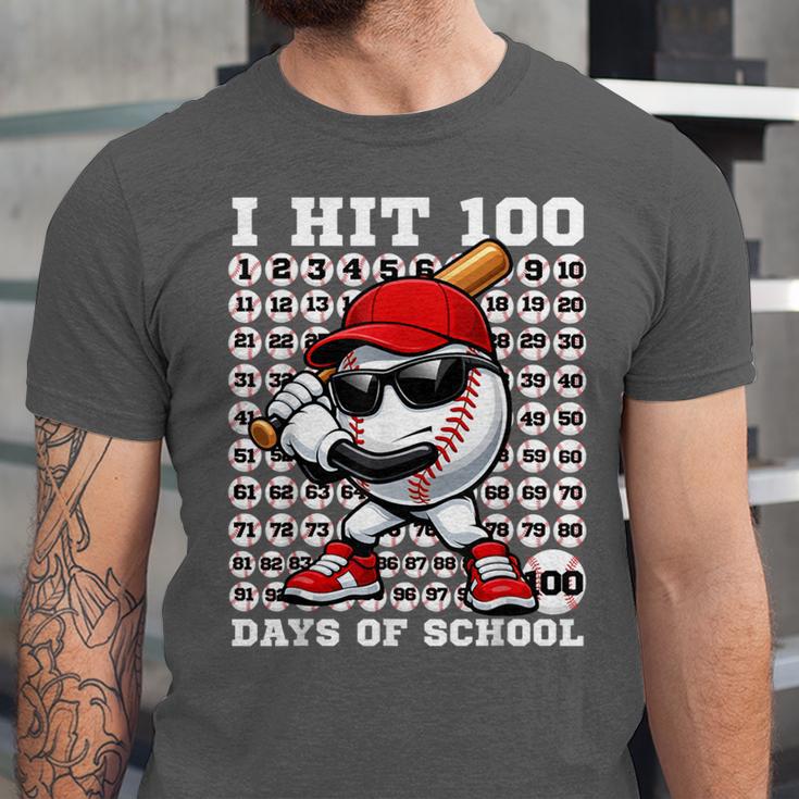 100 Days Of School Retro Baseball Sport For Boys Teachers Unisex Jersey T-Shirt