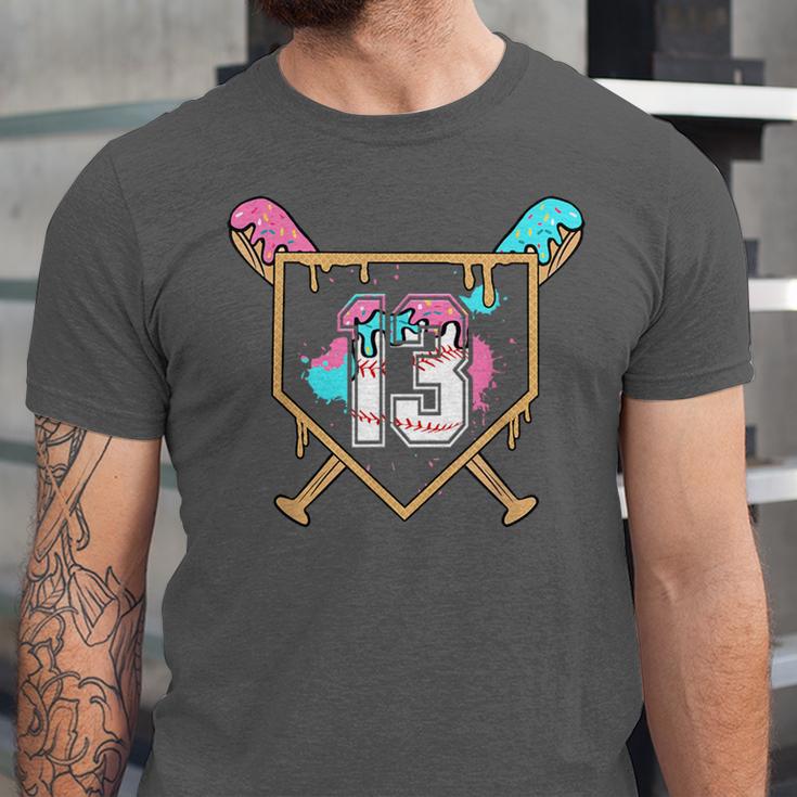 13th Birthday Baseball Bat Ice-Cream Drip 13yrs Old Boy Kid Unisex Jersey T-Shirt 13th Birthday Baseball Bat Ice-Cream Drip 13yrs Old Boy Kid Unisex Jersey T-Shirt