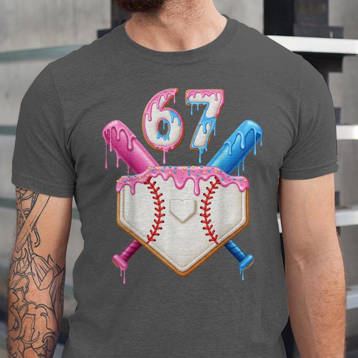 6 7 Baseball Dripping Six Seven Gen Alpha Slang Unisex Jersey T-Shirt 6 7 Baseball Dripping Six Seven Gen Alpha Slang Unisex Jersey T-Shirt