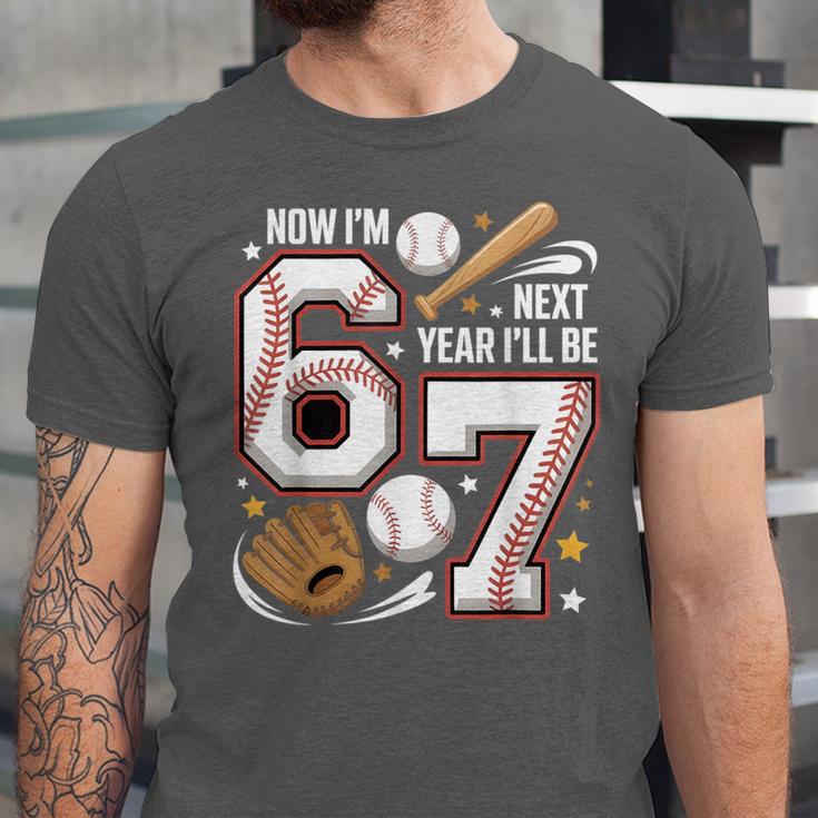 6 Year Old Birthday 67 Trend Baseball Now I’m 6 Next Year 7 Unisex Jersey T-Shirt 6 Year Old Birthday 67 Trend Baseball Now I’m 6 Next Year 7 Unisex Jersey T-Shirt