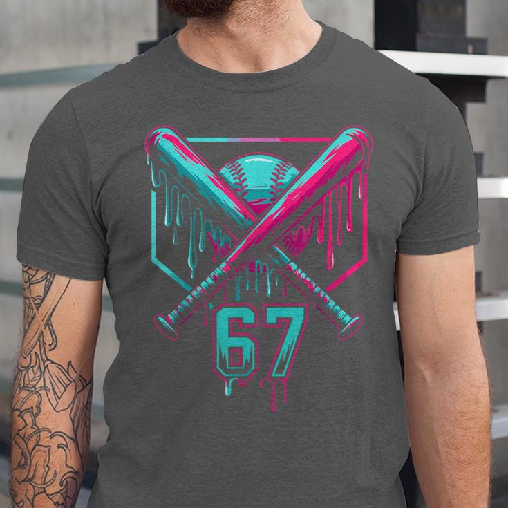 67 Baseball Drip Six Seven Gen Alpha Slag Unisex Jersey T-Shirt