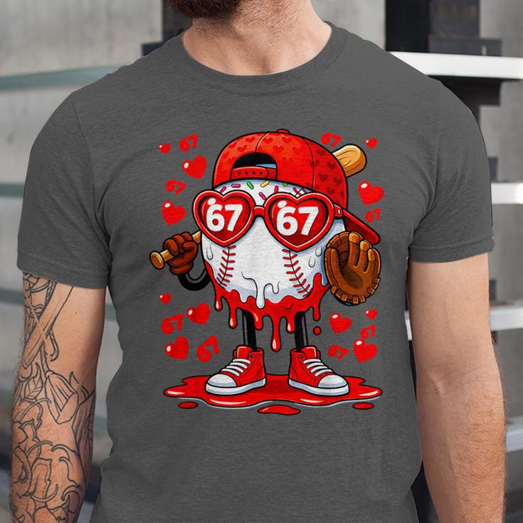 67 Baseball Drip Valentine's Day Unisex Jersey T-Shirt 67 Baseball Drip Valentine's Day Unisex Jersey T-Shirt