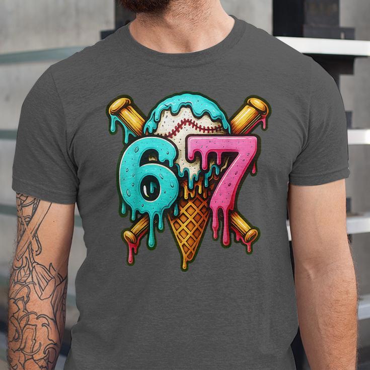 67 Baseball Ice Cream Drip Kids Unisex Jersey T-Shirt 67 Baseball Ice Cream Drip Kids Unisex Jersey T-Shirt
