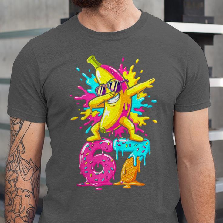 67 Baseball Ice Cream Six Seven Dabbing Banana Unisex Jersey T-Shirt