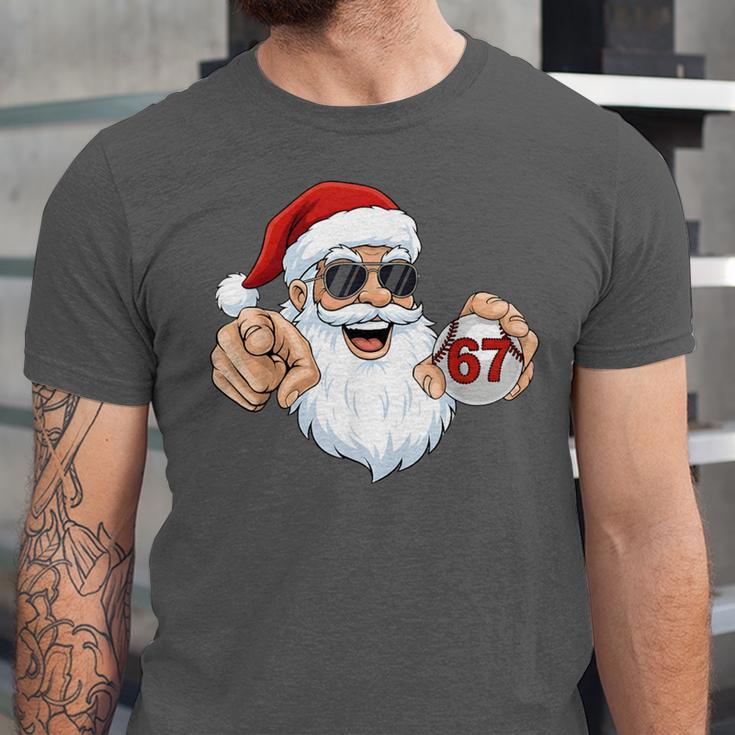 67 Baseball Santa Six Seven Meme Christmas Men Women Kids Unisex Jersey T-Shirt 67 Baseball Santa Six Seven Meme Christmas Men Women Kids Unisex Jersey T-Shirt