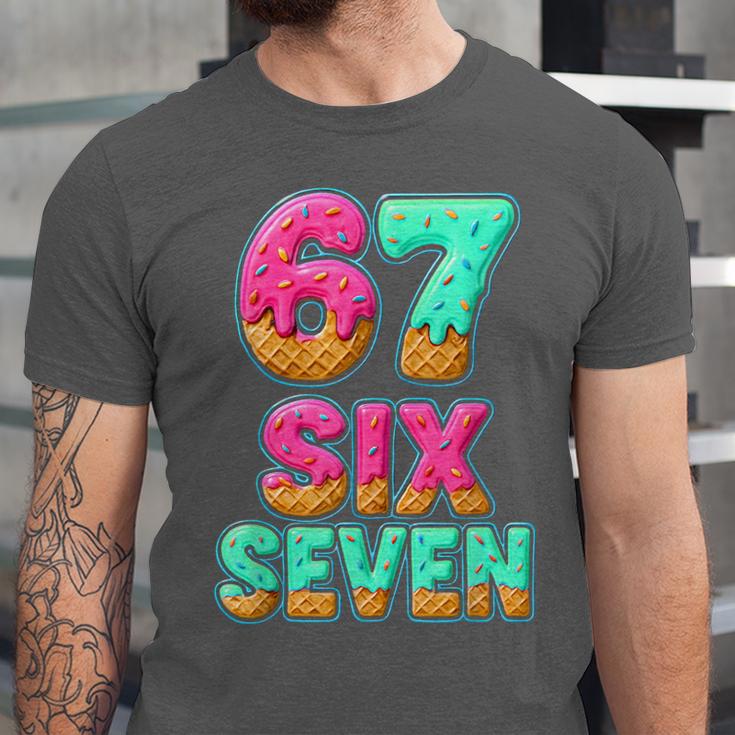 67 Ice Cream Drip Baseball Six Seven 6-7 Meme Teen Boy Unisex Jersey T-Shirt 67 Ice Cream Drip Baseball Six Seven 6-7 Meme Teen Boy Unisex Jersey T-Shirt