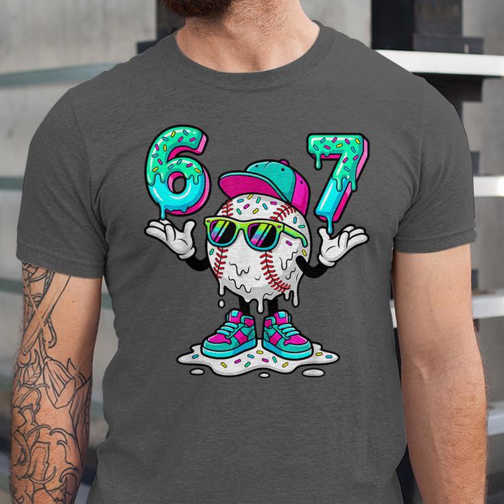 67 Meme Six Seven 6 7 Meme Baseball Drip Unisex Jersey T-Shirt