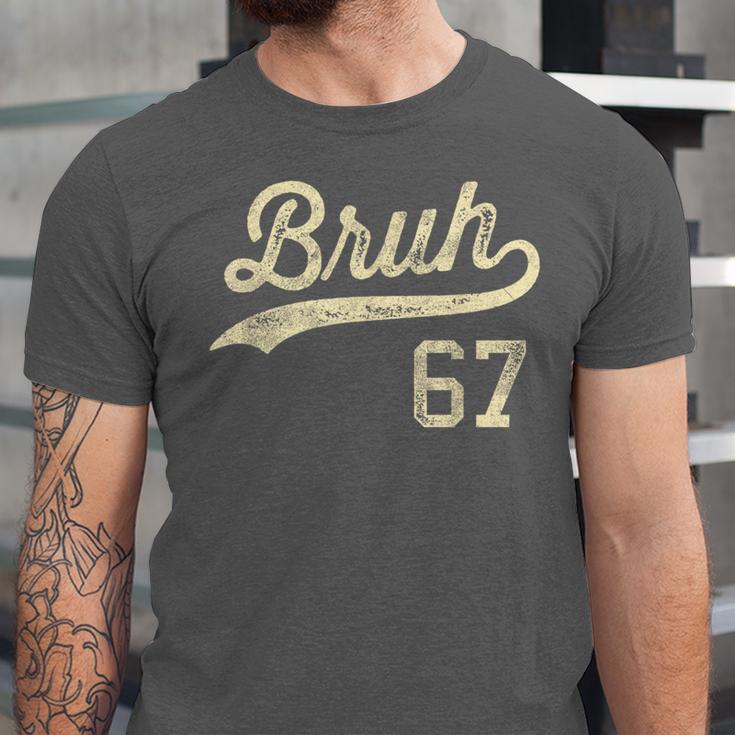 67 Six Seven Bruh Meme Baseball Style Vintage Unisex Jersey T-Shirt