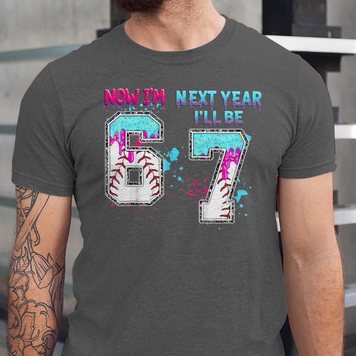 6th Birthday Now I'm 6 Next Year I'Ll Be 7 Baseball Drip 67 Unisex Jersey T-Shirt 6th Birthday Now I'm 6 Next Year I'Ll Be 7 Baseball Drip 67 Unisex Jersey T-Shirt