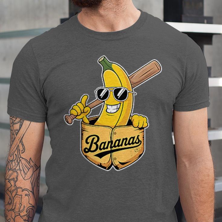 Banana Baseball Fruit Unisex Jersey T-Shirt Banana Baseball Fruit Unisex Jersey T-Shirt