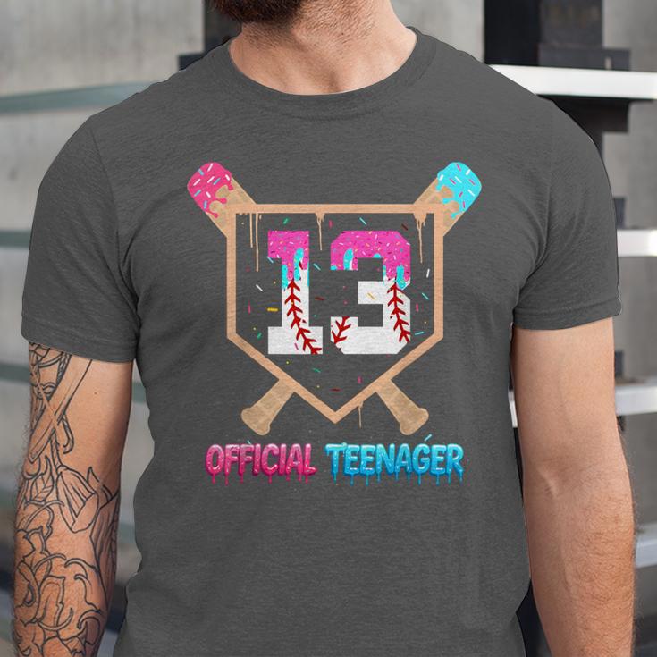 Baseball 13 Year Ice Cream Drip 13th Bday Official Teenager Unisex Jersey T-Shirt Baseball 13 Year Ice Cream Drip 13th Bday Official Teenager Unisex Jersey T-Shirt