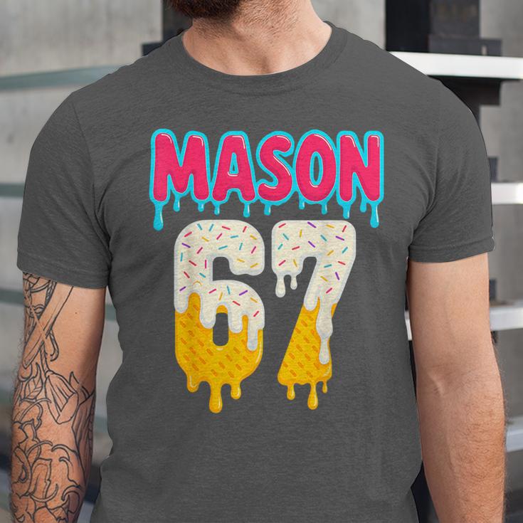 Baseball 6 7 Ice Cream Drip Number 67 Six Seven Meme Unisex Jersey T-Shirt Baseball 6 7 Ice Cream Drip Number 67 Six Seven Meme Unisex Jersey T-Shirt