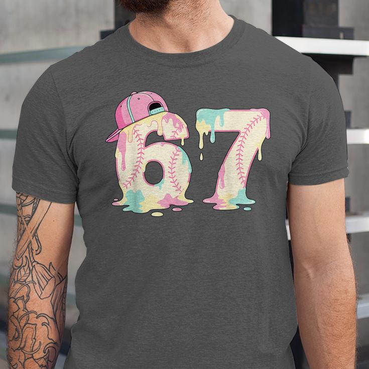 Baseball 67 Dripping Six Seven Drip Boys Gen Z Unisex Jersey T-Shirt Baseball 67 Dripping Six Seven Drip Boys Gen Z Unisex Jersey T-Shirt