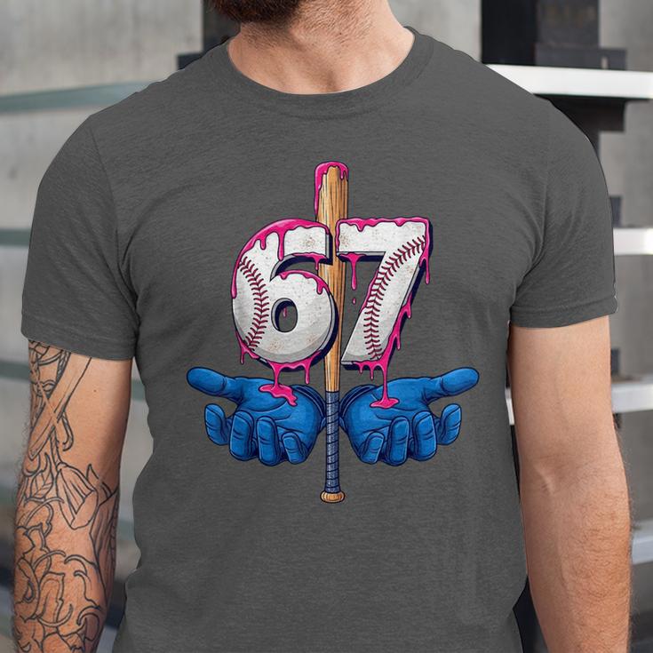 Baseball 67 Six Seven Gen Alpha Meme Drip Unisex Jersey T-Shirt