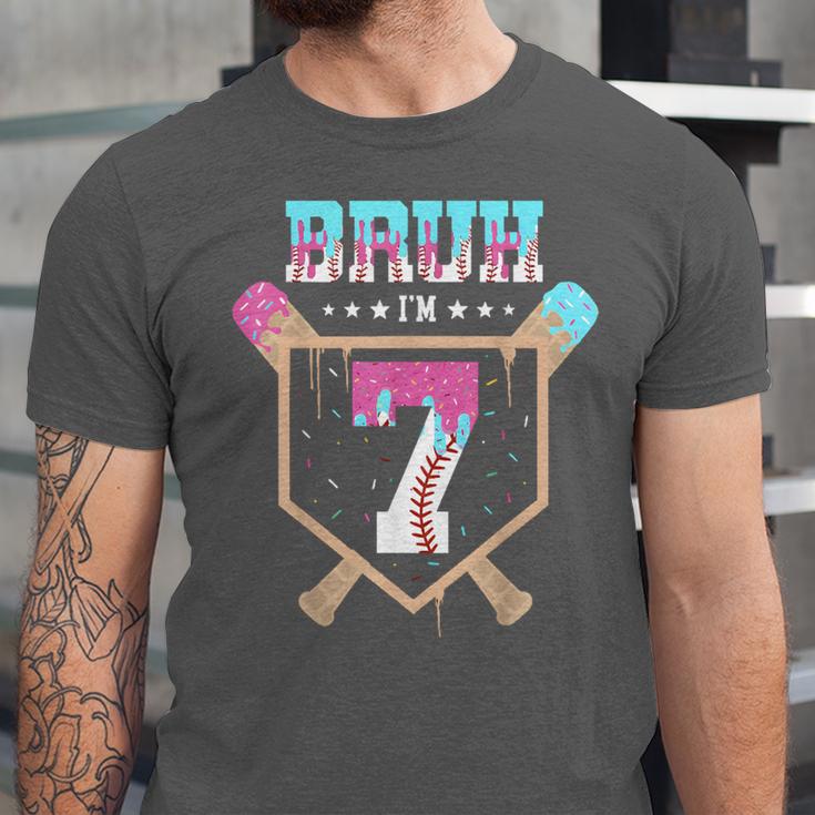 Baseball 7 Year Old Ice Cream Drip 7th Birthday Boys Player Unisex Jersey T-Shirt Baseball 7 Year Old Ice Cream Drip 7th Birthday Boys Player Unisex Jersey T-Shirt