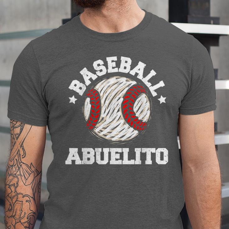 Baseball Abuelito Distressed Vintage Grandpa Game Day Unisex Jersey T-Shirt Baseball Abuelito Distressed Vintage Grandpa Game Day Unisex Jersey T-Shirt