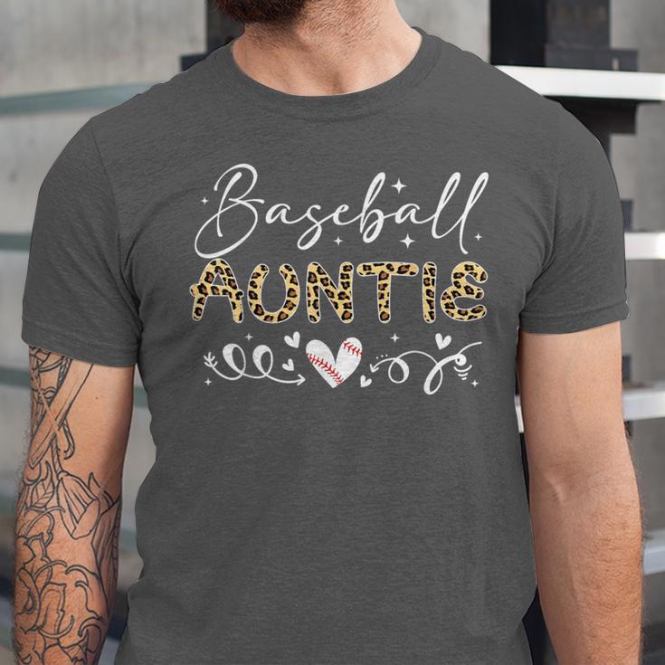 Baseball Auntie Leopard Baseball Heart Unisex Jersey T-Shirt Baseball Auntie Leopard Baseball Heart Unisex Jersey T-Shirt
