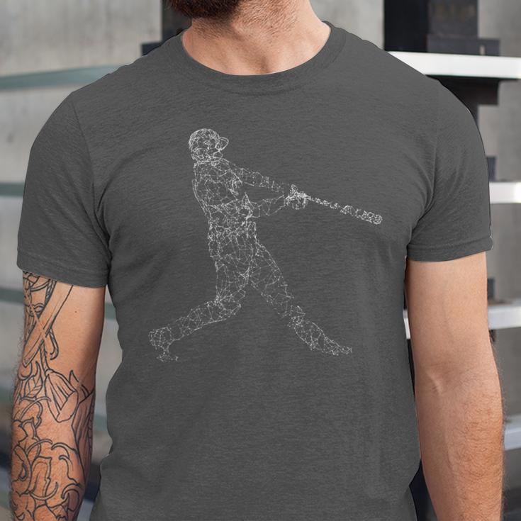 Baseball Batter Line Abstract Geometry Team Player Family Unisex Jersey T-Shirt Baseball Batter Line Abstract Geometry Team Player Family Unisex Jersey T-Shirt