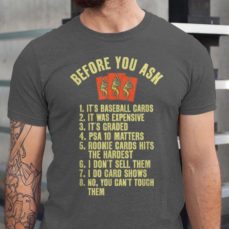 Baseball Card Collector Baseball Card Trading Unisex Jersey T-Shirt Baseball Card Collector Baseball Card Trading Unisex Jersey T-Shirt