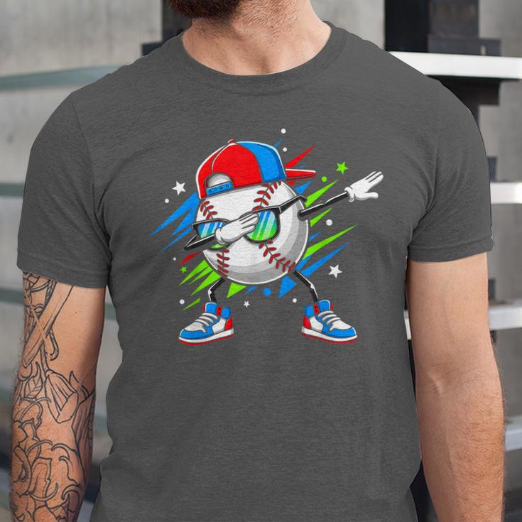 Baseball Dabbing Sports For Boys And Girls Game Day Unisex Jersey T-Shirt
