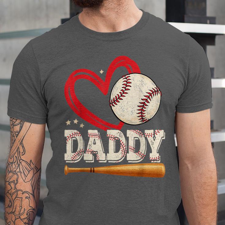 Baseball Daddy Baseball Heart Family Matching Unisex Jersey T-Shirt Baseball Daddy Baseball Heart Family Matching Unisex Jersey T-Shirt