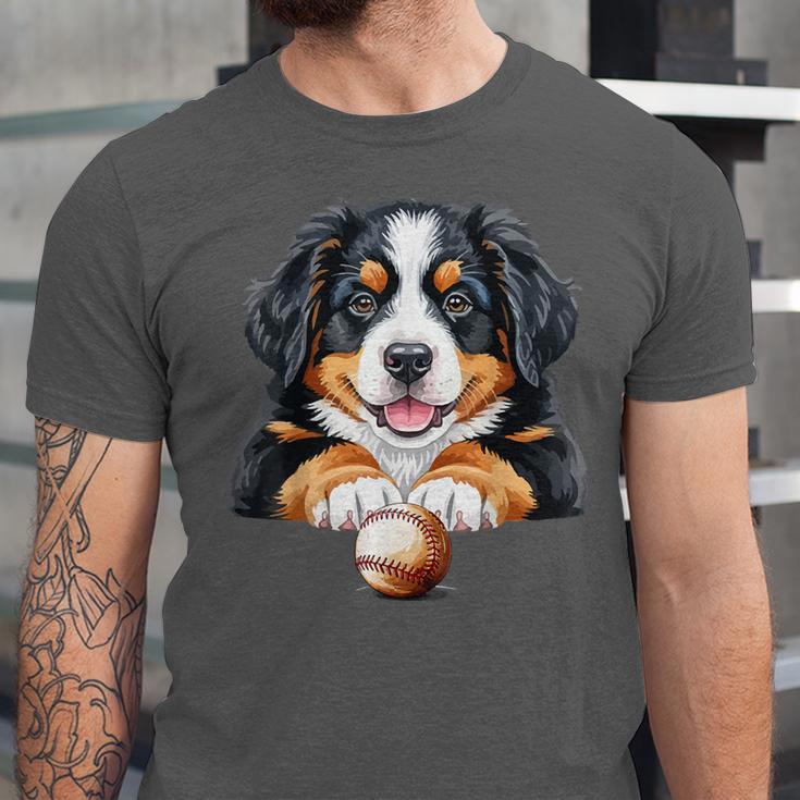 Baseball Dog Men & Women Unisex Jersey T-Shirt